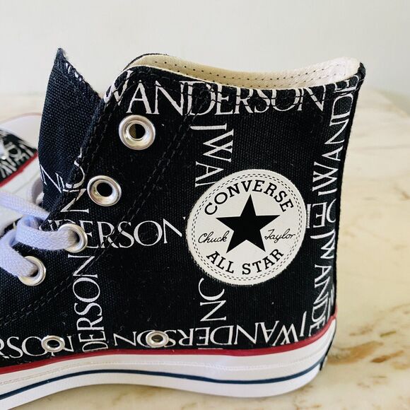 CONVERSE x JW ANDERSON Black White Chuck 70 High Top Americana - US 7 #160807C - Picture 5 of 8